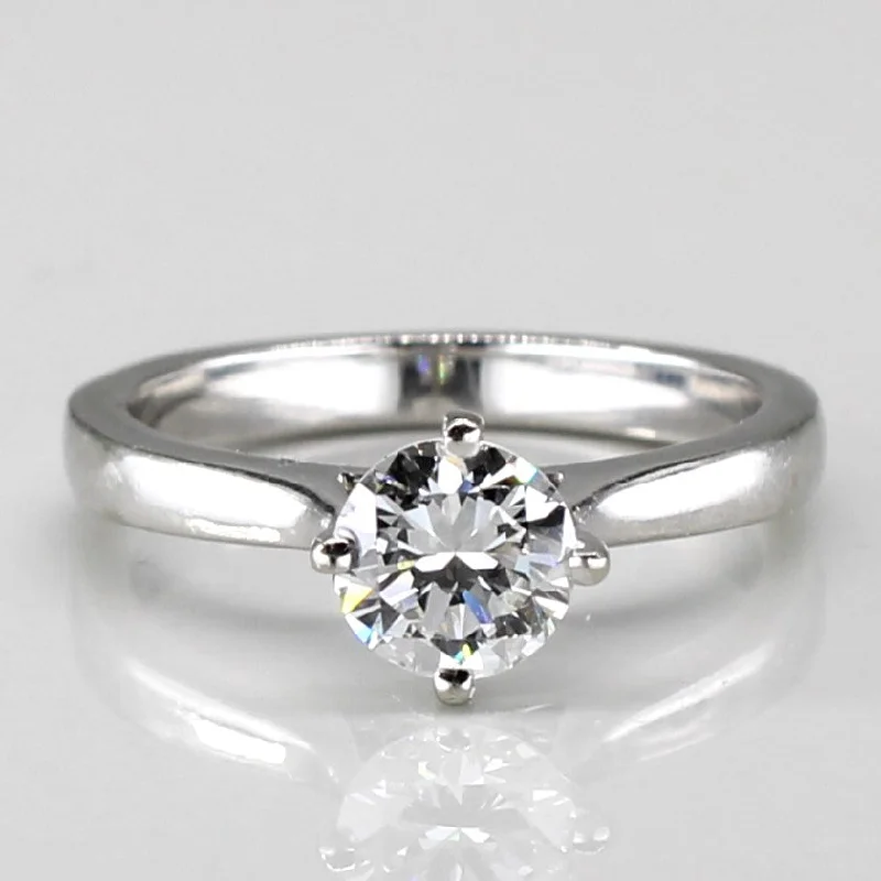 Solitaire Diamond Engagement Ring | 0.60ct VVS2 H | SZ 3.75 |