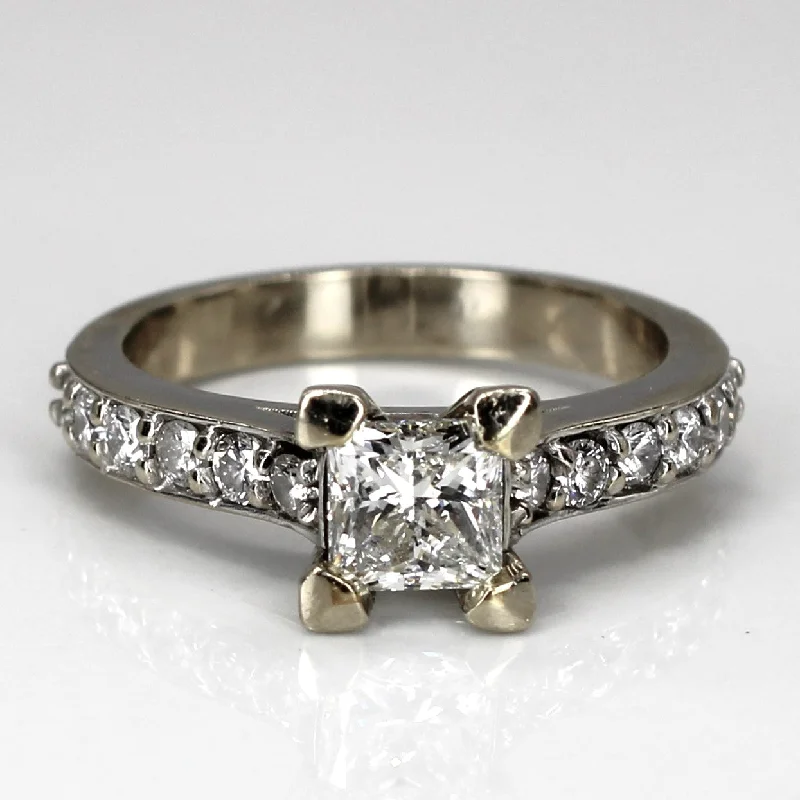 Princess Diamond Engagement Ring | 1.11ctw VS2 G | SZ 5.5 |