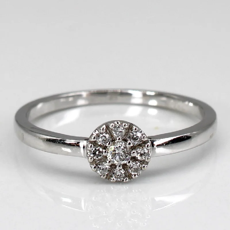 Cluster Diamond Ring | 0.08ctw | SZ 7 |