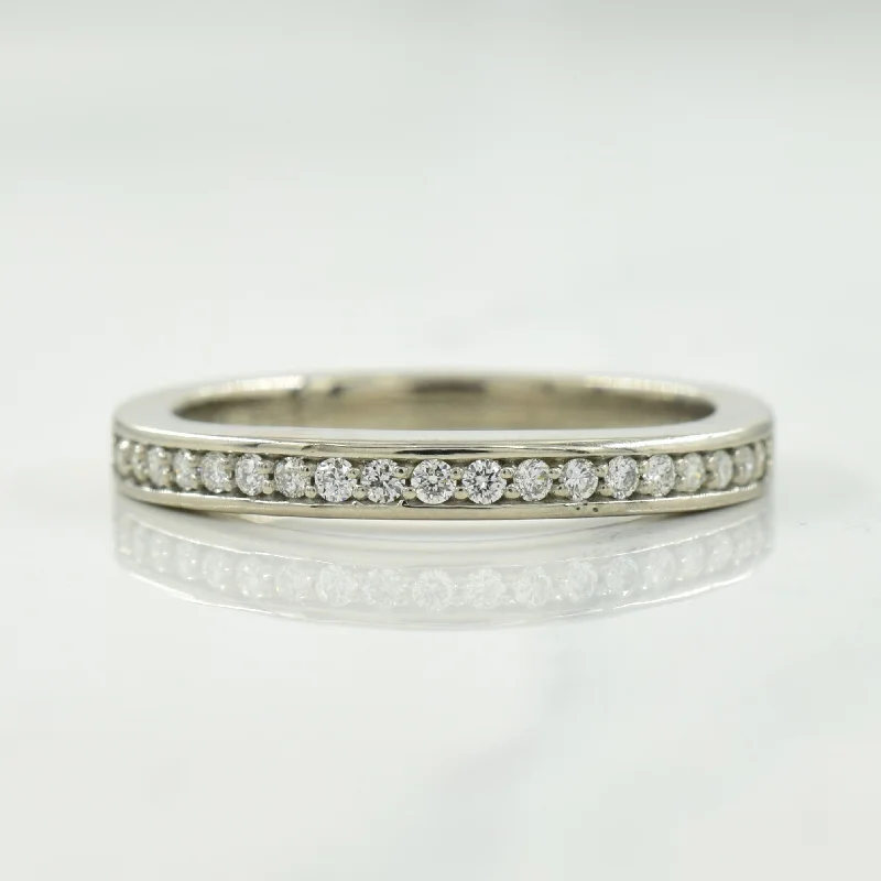 Semi Eternity Diamond Ring | 0.19ctw | SZ 5.75 |