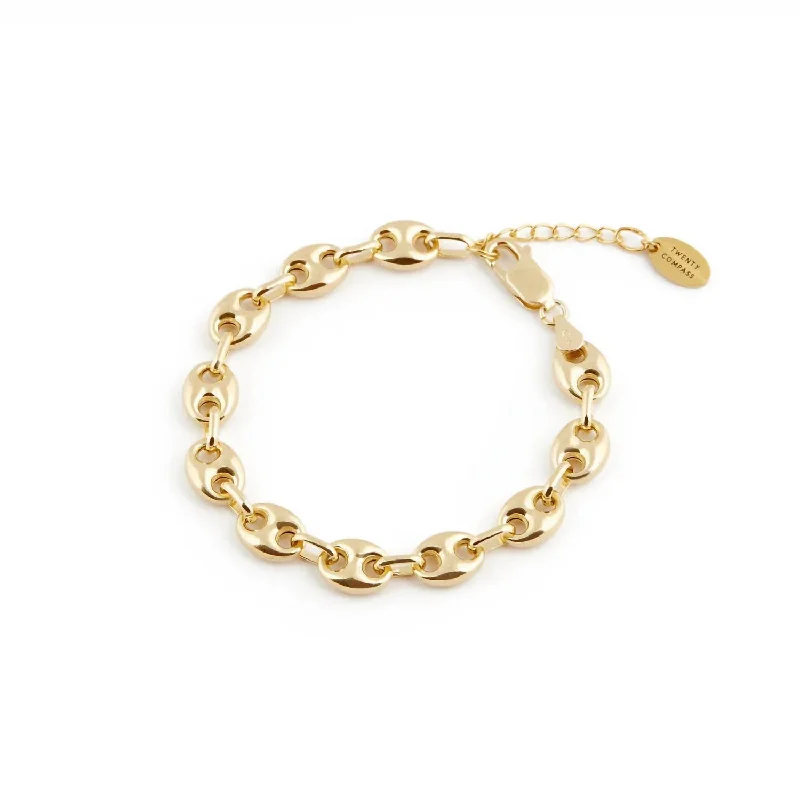 Women's Louvres Bracelet In 14K Gold Vermeil