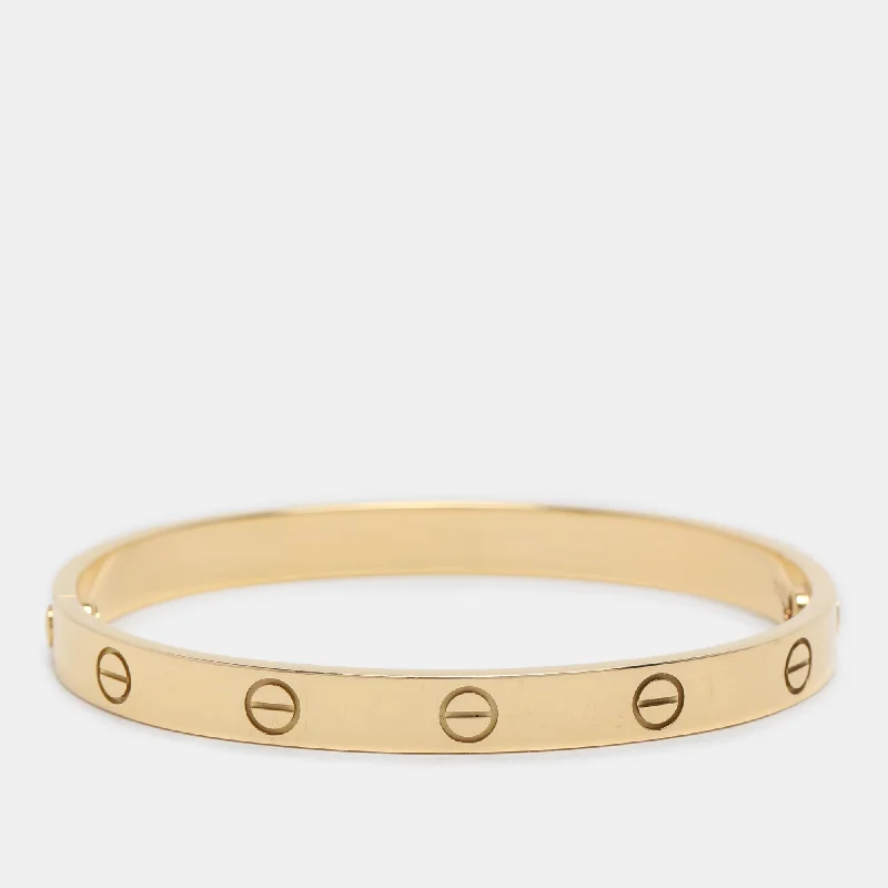 Cartier Love 18K Yellow Gold Bracelet 17