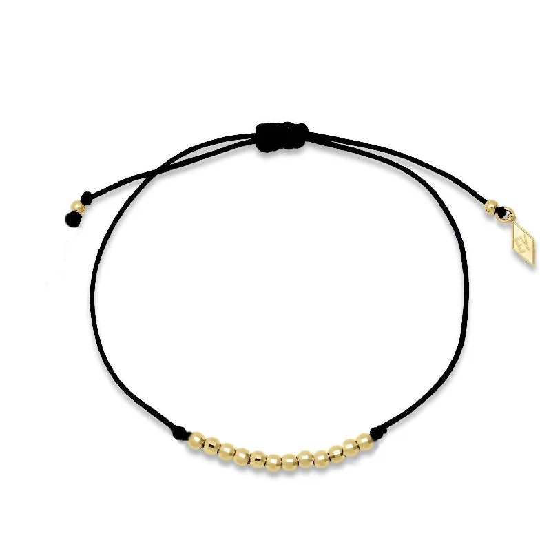 Women's Macrame Cord Bracelet In Gold