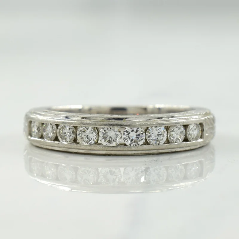 Channel Set Diamond Ring | 0.45ctw | SZ 7 |