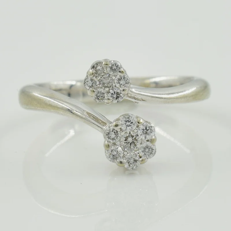 Bypass Diamond Ring | 0.18ctw | SZ 3.5 |