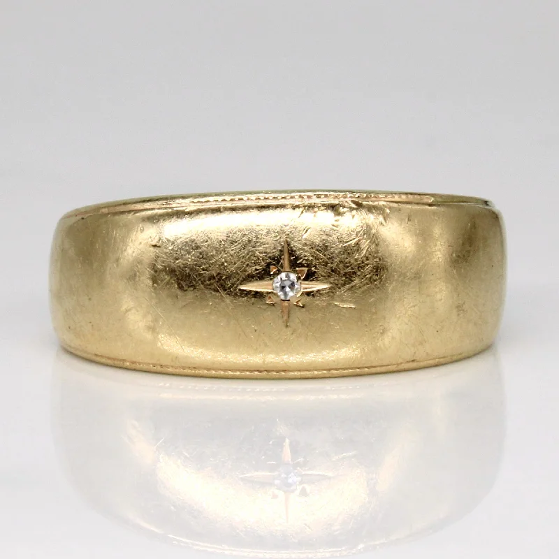 Diamond Star Ring | 0.01ct | SZ 9.75 |