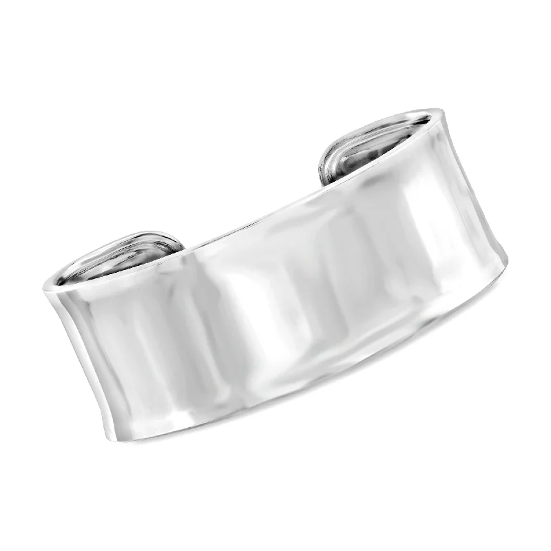 Ross-Simons Italian Sterling Silver Polished Cuff Bracelet