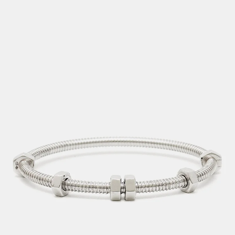 Cartier Ecrou De Cartier 18K White Gold Bracelet 15