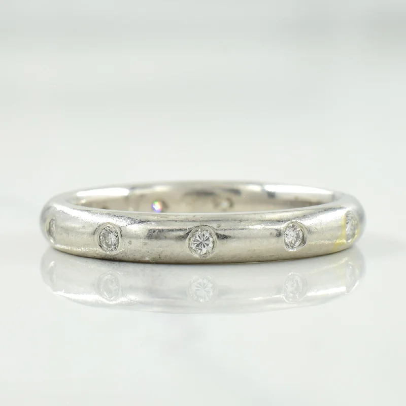 Flush Set Diamond Band | 0.20ctw | SZ 6.5 |