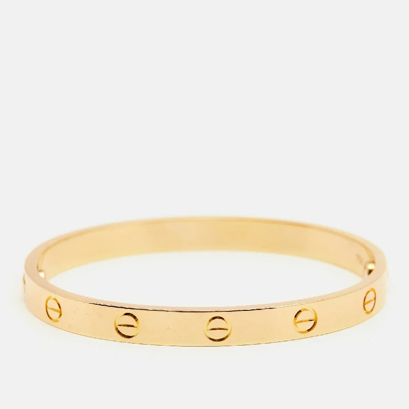 Cartier Love 18K Yellow Gold Bracelet 17