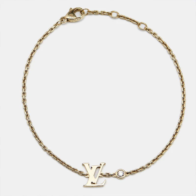 Louis Vuitton Idylle Blossom Diamond 18K Yellow Gold Bracelet