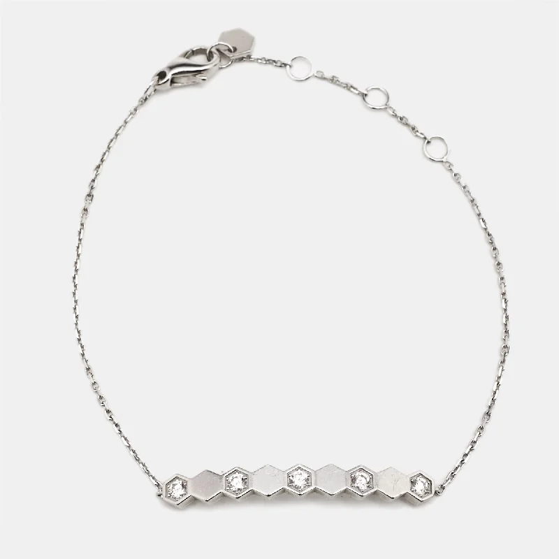 Chaumet Bee My Love Diamond 18K White Gold Bracelet