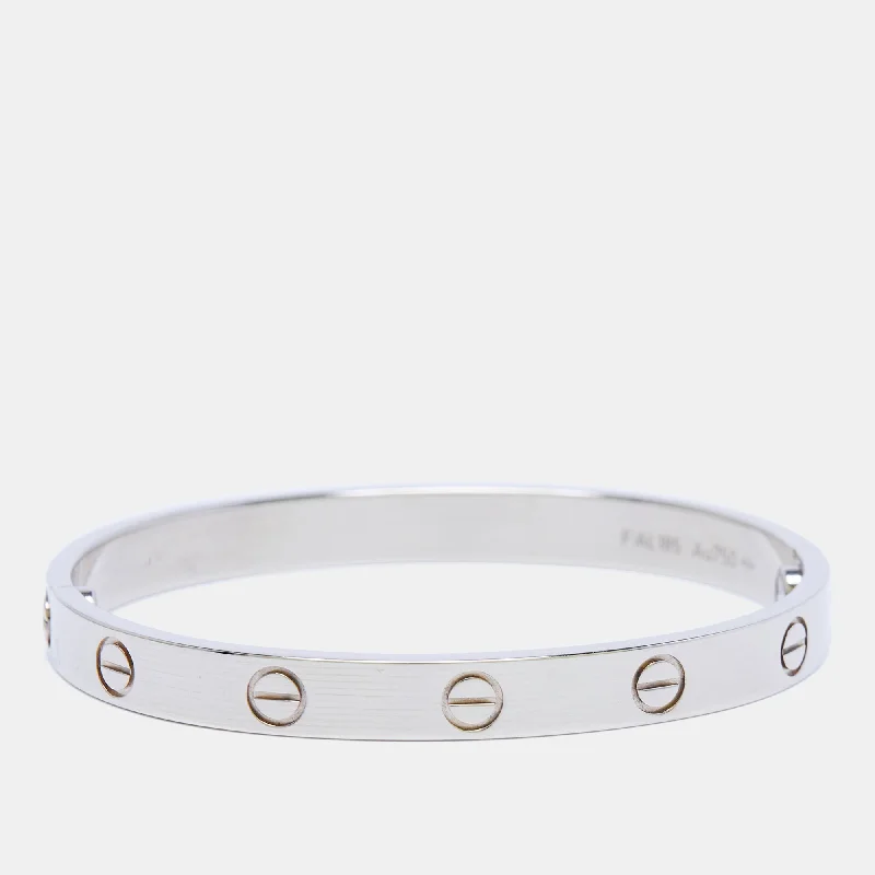 Cartier Love 18K White Gold Bracelet 16