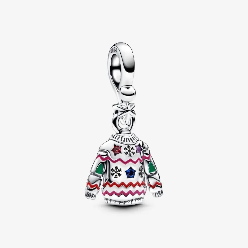 Christmas Sweater Dangle Charm In Multi