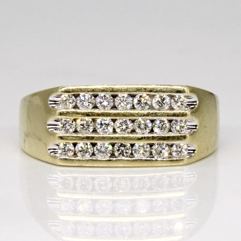 'Michael Hill' Channel Set Diamond Ring | 0.50ctw | SZ 10 |