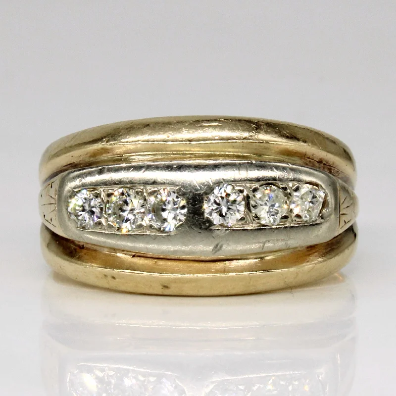 Channel Set Diamond Ring | 0.36ctw | SZ 9.25 |