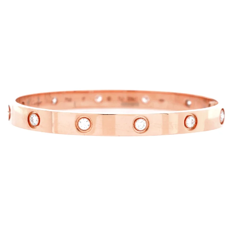 Love 10 Diamond Bracelet 18K Rose Gold with Diamonds