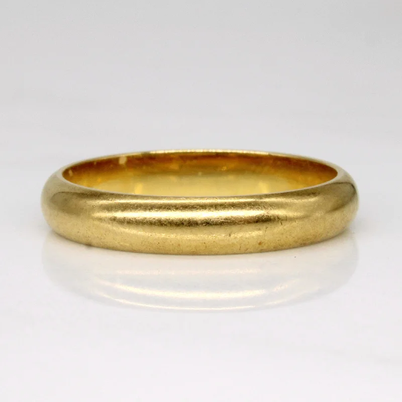 18k Yellow Gold Band | SZ 8.75 |