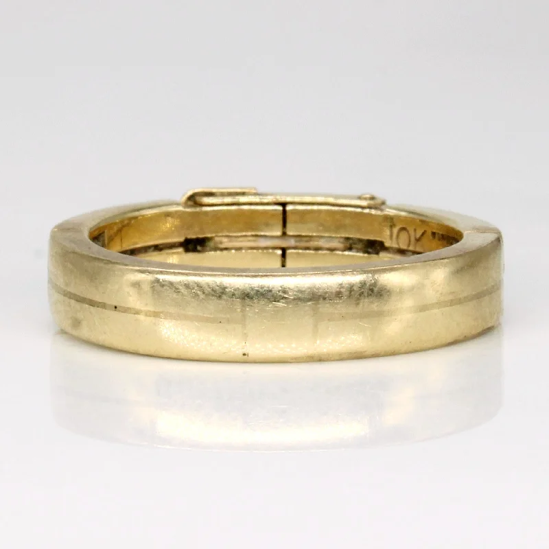 10k Yellow Gold Hinge Ring | SZ 6.5 |