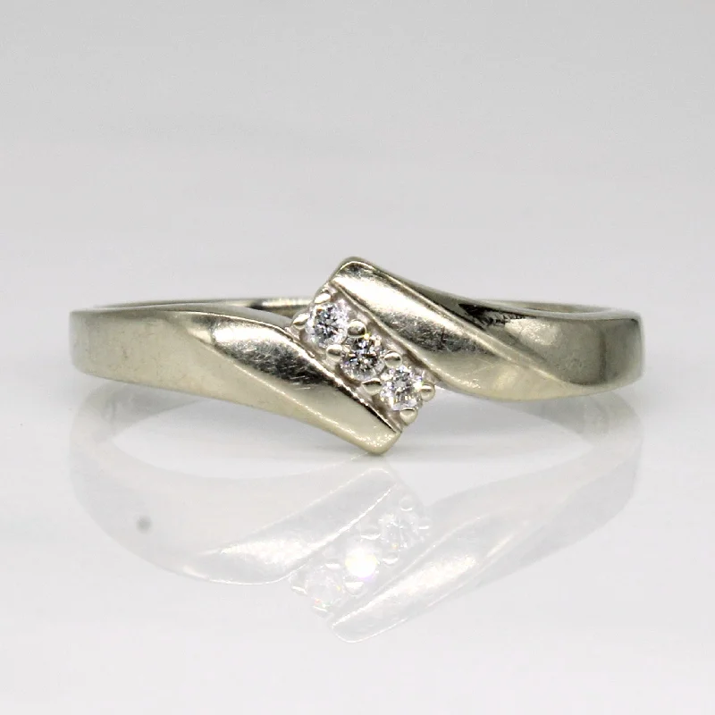 Diamond Waterfall Ring | 0.03ctw | SZ 7.25 |